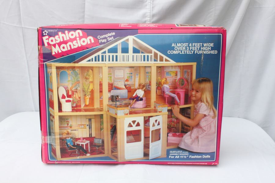 Fashion Mansion Complete Playset Meritus 1988 [Photo 1]