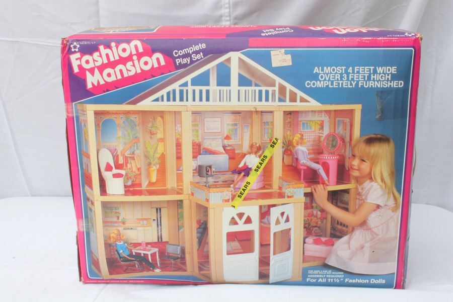 Fashion Mansion Complete Playset Meritus 1988 [Photo 3]