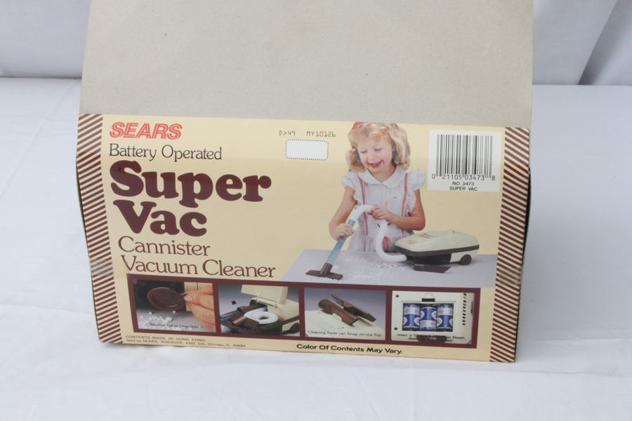 Vintage Sears Toy Super Vac New In Box  [Photo 3]
