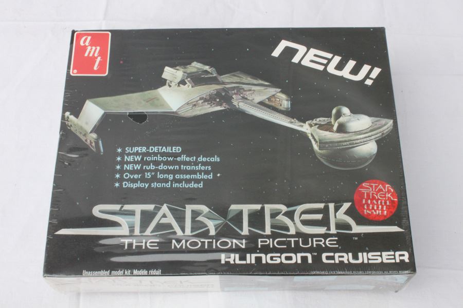 STAR TREK The Motion Picture Klingon Cruiser AMT Model Kit Sealed New In Box Matchbox Lesney 1979 [Photo 1]