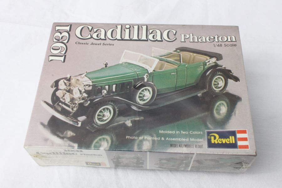 1931 Cadillac Phaeton Revell Model Kit Sealed New In Box 1977 [Photo 1]