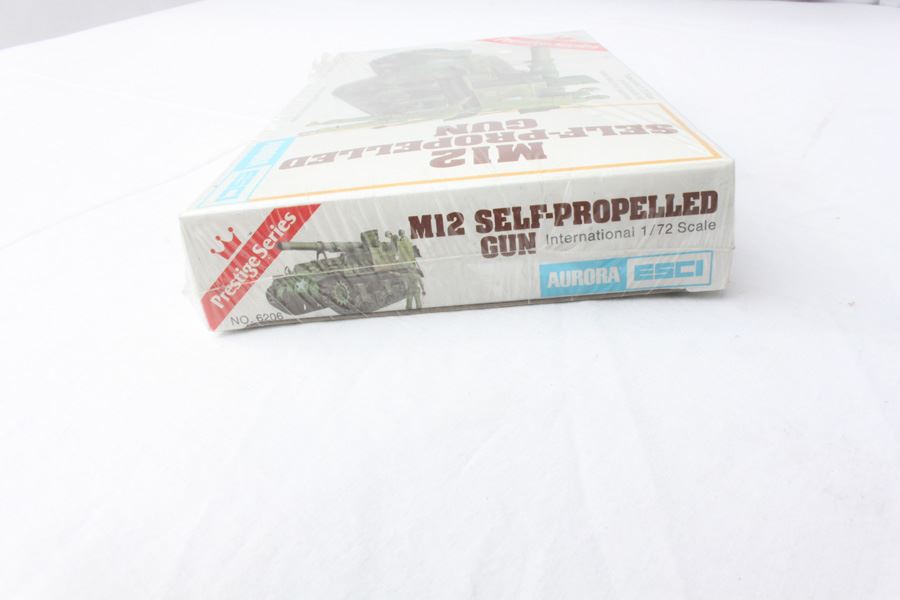 (3) Panzer III, M12 Self-Propelle Gun & SD. KFZ. II Munitions Carrier Prestige Series Aurora ESCI Model Kits Sealed New In Box 1977 [Photo 8]