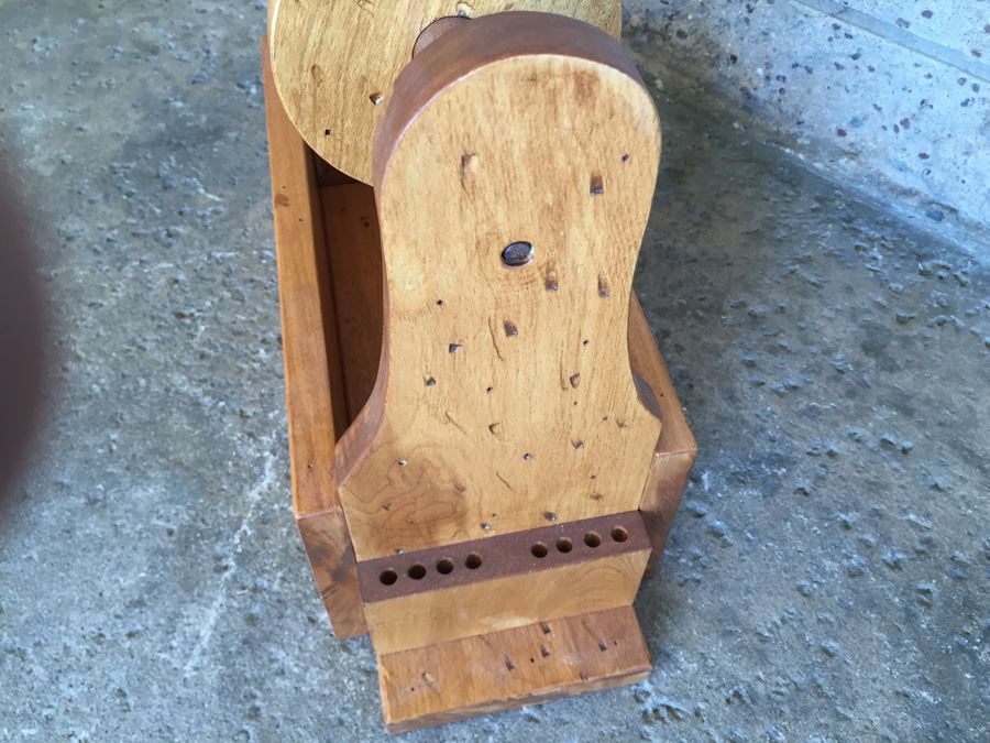 Custom Made Wooden Knitting Yarn Utility Storage Box [Photo 3]