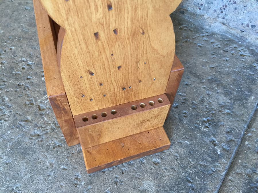 Custom Made Wooden Knitting Yarn Utility Storage Box [Photo 5]