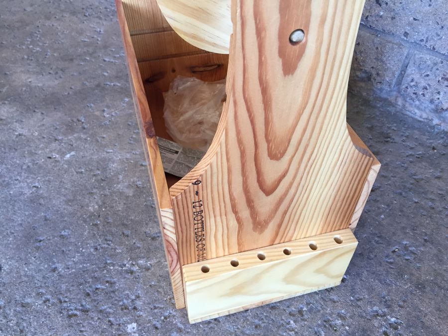 Custom Made Wooden Knitting Yarn Utility Storage Box [Photo 8]