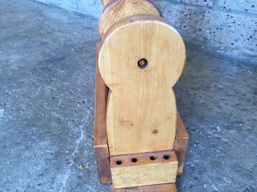 (2) Pair Of Custom Made Wooden Knitting Yarn Utility Storage Boxes [Photo 11]