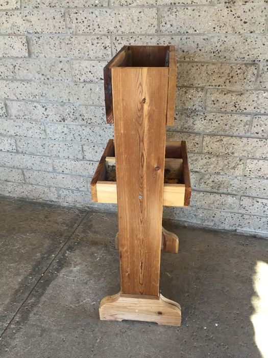 Custom Made Two Level Planter Stand [Photo 2]