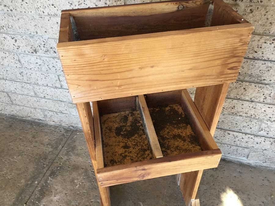 Custom Made Two Level Planter Stand [Photo 3]