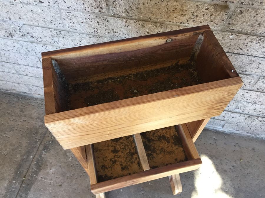 Custom Made Two Level Planter Stand [Photo 4]