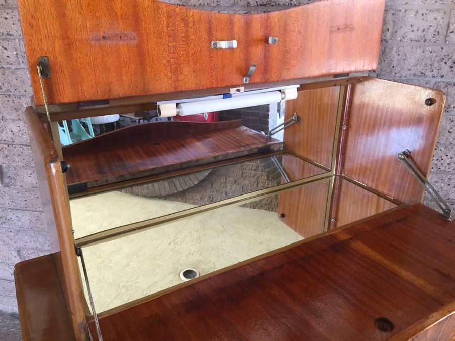 Vintage English Bar London England Rivington Product With Mirror And Light [Photo 14]