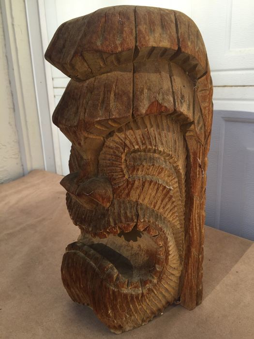 Mid Century Hawaiian Tiki Totum Statue Heavy [Photo 1]