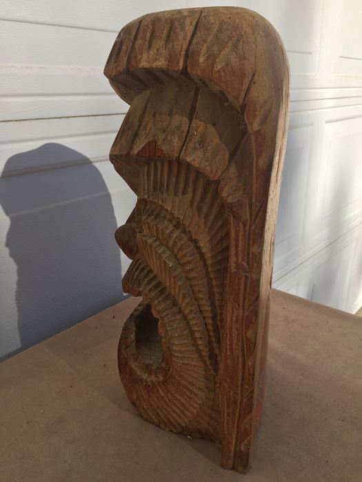 Mid Century Hawaiian Tiki Totum Statue Heavy [Photo 12]
