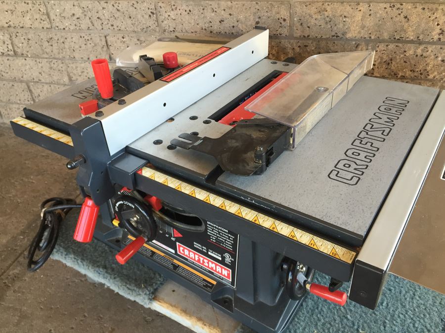 CRAFTSMAN Table Saw Model 137 218100 With Manual