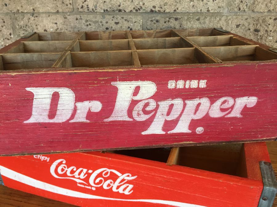 Vintage Dr. Pepper And Coca-Cola Wooden Crates [Photo 4]