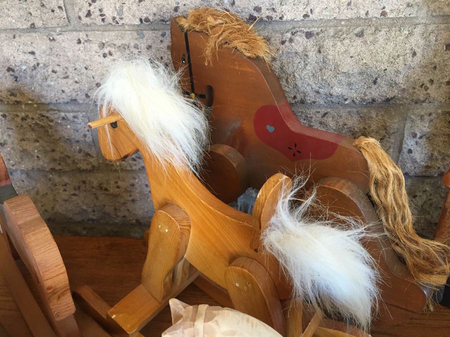 Huge Collection Of Miniature Wooden Rocking Horses [Photo 10]
