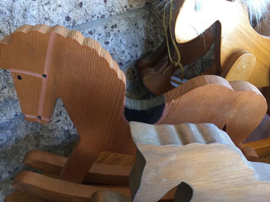 Huge Collection Of Miniature Wooden Rocking Horses [Photo 6]