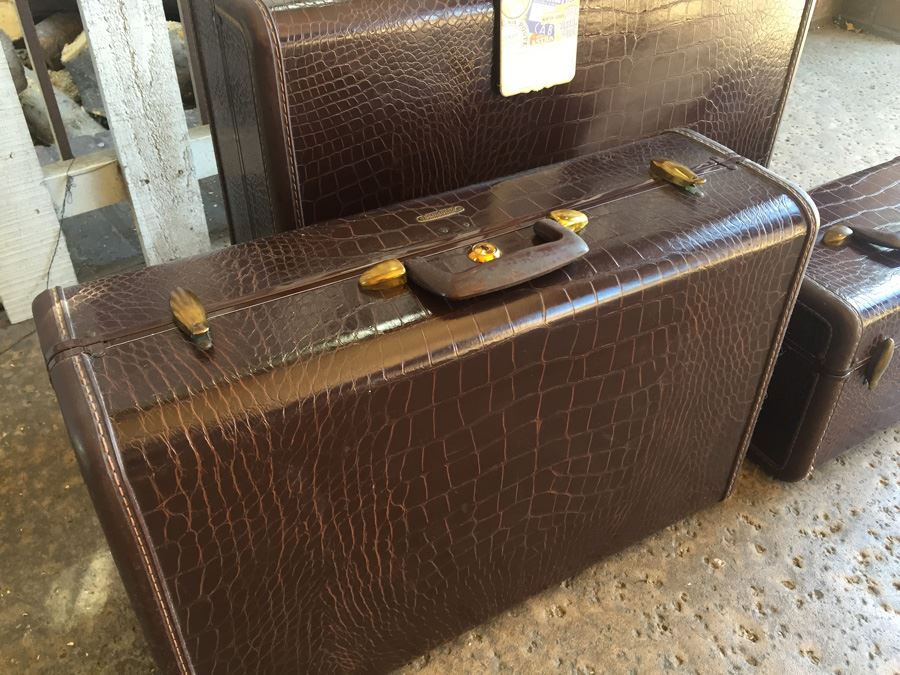 3 Piece Set Of Samsonite Shwayder Bros. Luggage Set In Excellent Condition [Photo 4]