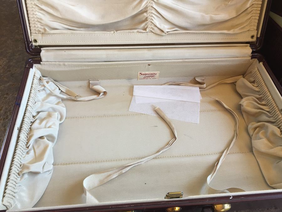 3 Piece Set Of Samsonite Shwayder Bros. Luggage Set In Excellent Condition [Photo 10]