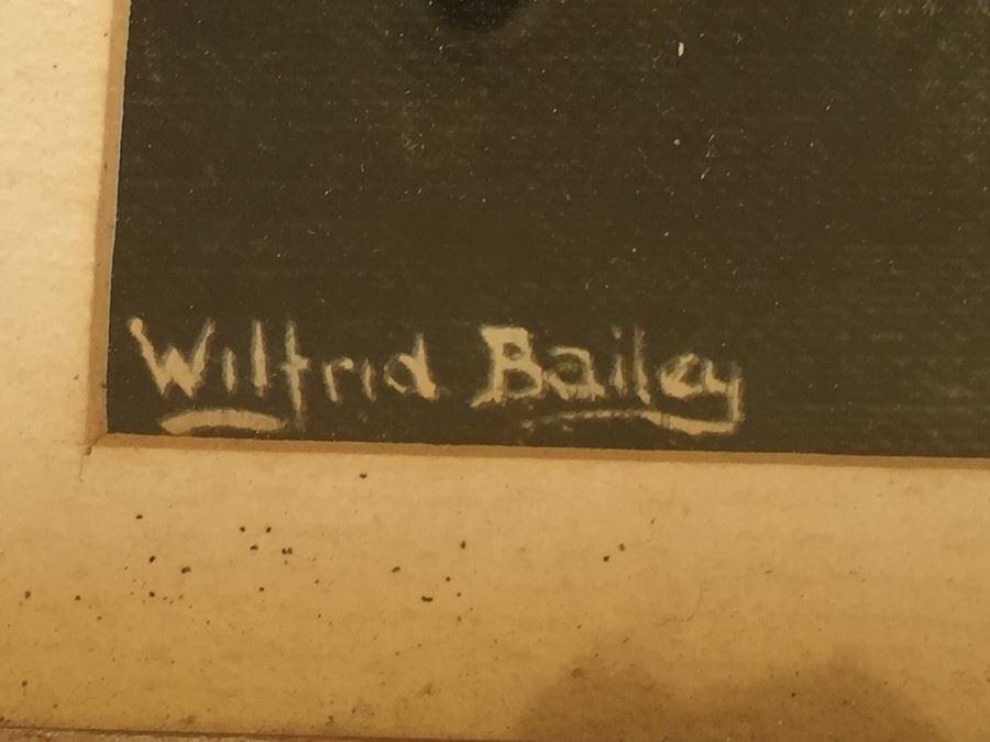 Nicely Framed Wilfrid Bailey Duck Pond Print [Photo 4]