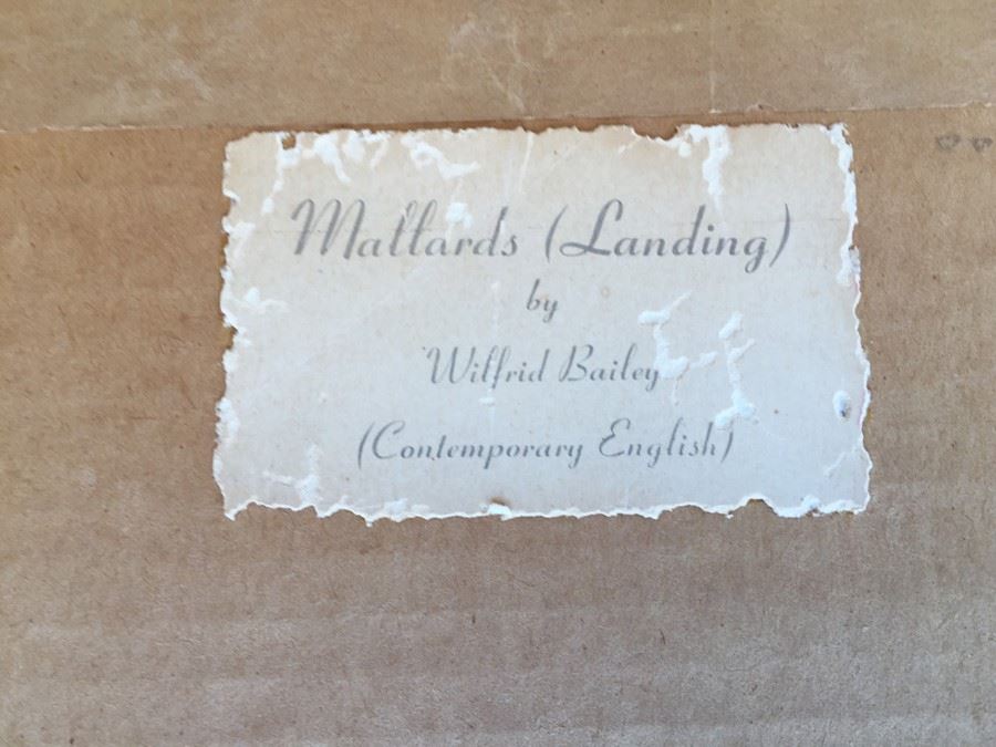 Nicely Framed Wilfrid Bailey Duck Pond Print [Photo 10]