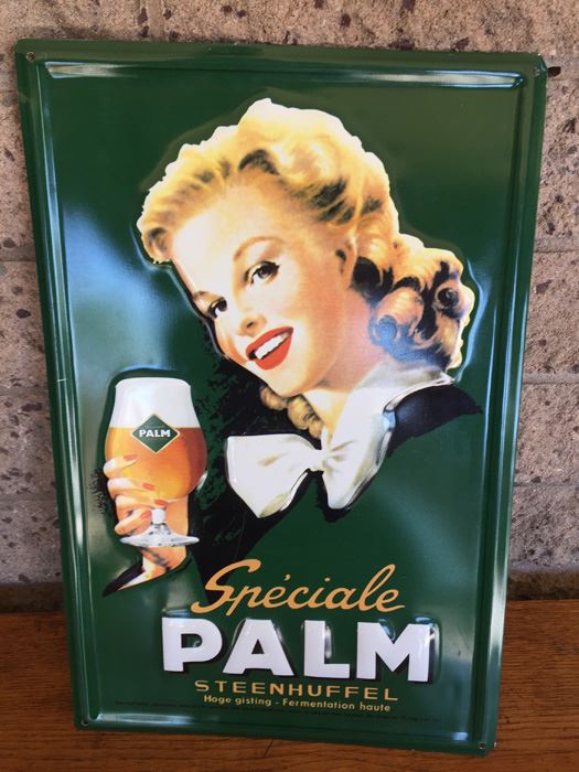 Repro Painted Beer Sign Speciale PALM Steenhuffel