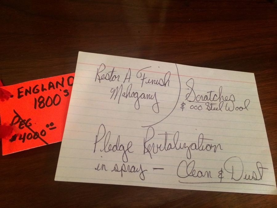 Antique English 1800's Mirrored Solid Walnut Sideboard Buffet Cupboard  [Photo 5]