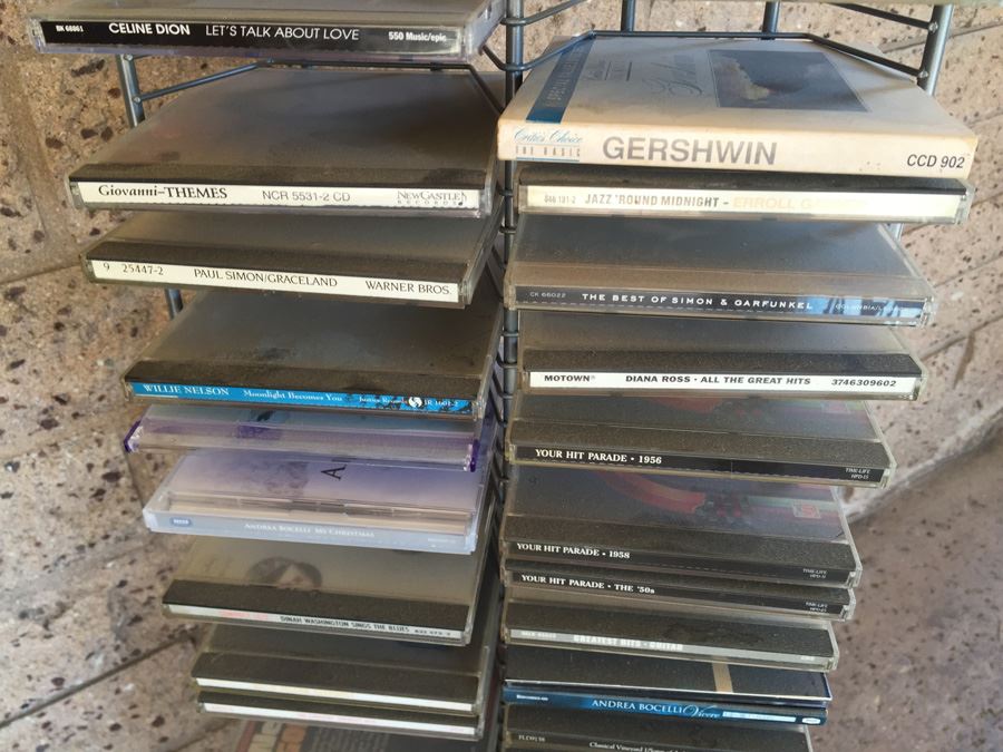 Music CD Display Storage Rack With CDs [Photo 4]