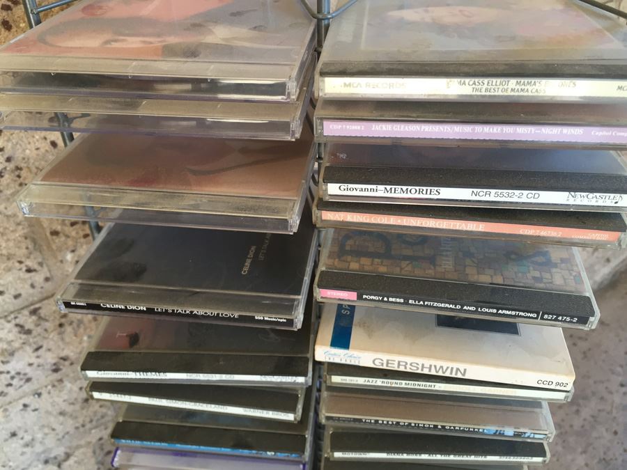 Music CD Display Storage Rack With CDs [Photo 3]