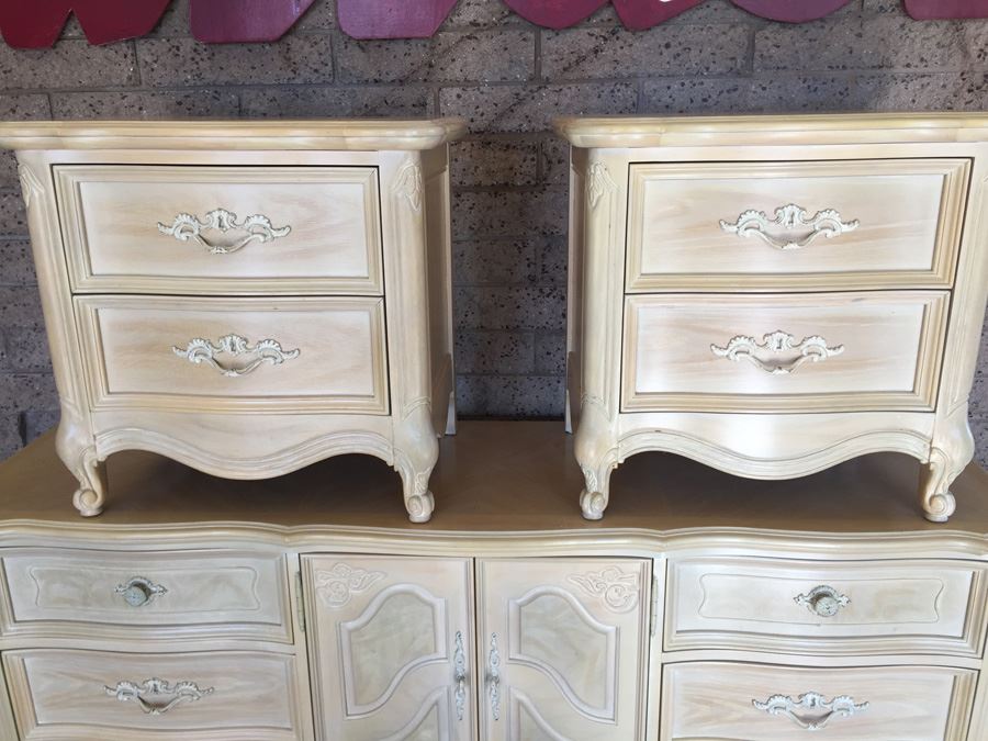 Lexington French Provencial Style Dresser With Two Nightstands [Photo 6]