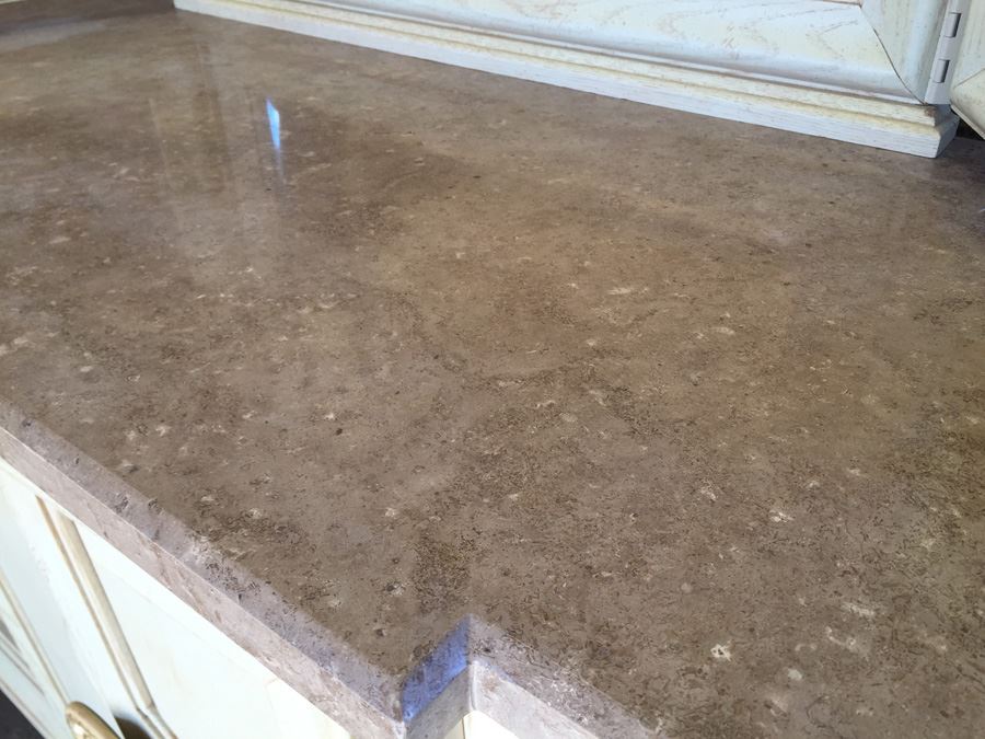 Thomasville Long Dresser And Small Dresser With Marble Tops And Large 3-Panel Hinged Mirror [Photo 8]