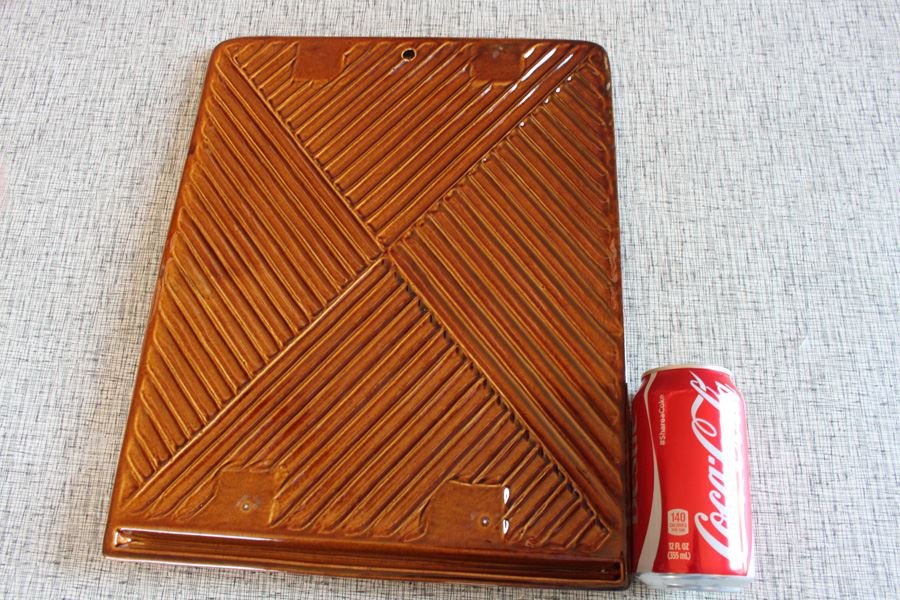 The Carmel Kiln Company Advertising Plaque Covered In Amber Glossy Glaze. [Photo 4]