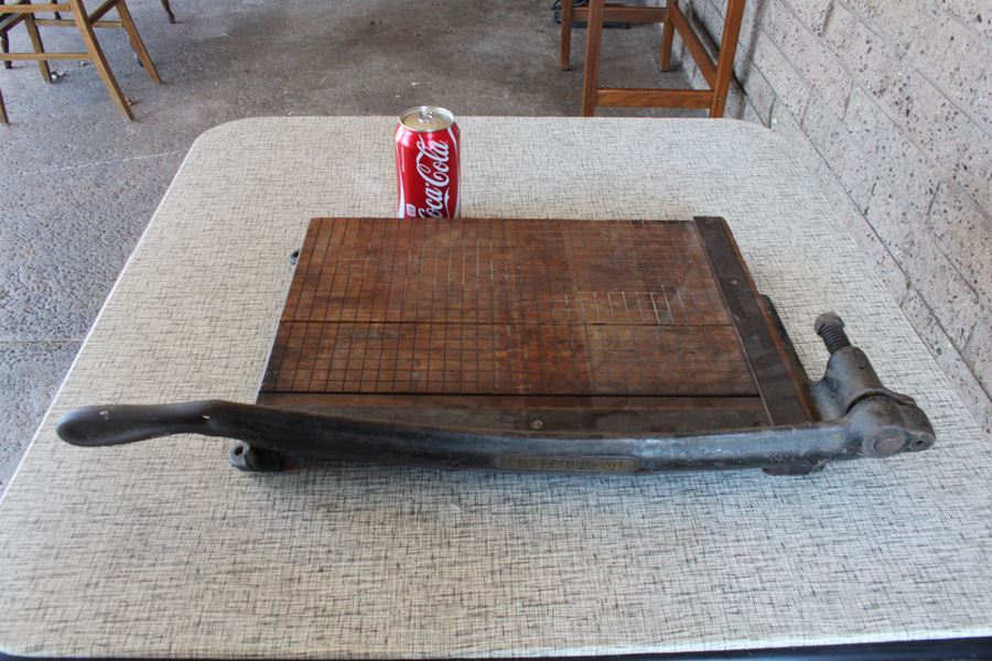 Vintage Paper Cutter The Popular [Photo 7]