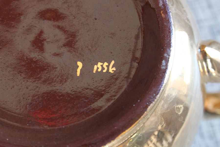 Pair Of Vintage Hand Painted Teapots Blue Pot Is HALL 6 Cup [Photo 10]