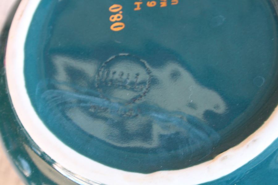 Pair Of Vintage Hand Painted Teapots Blue Pot Is HALL 6 Cup [Photo 12]