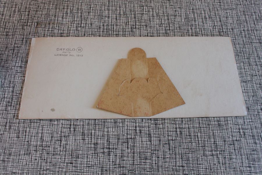 The Wright Hat Cardboard Advertising Sign 'Tops' For The Price [Photo 4]