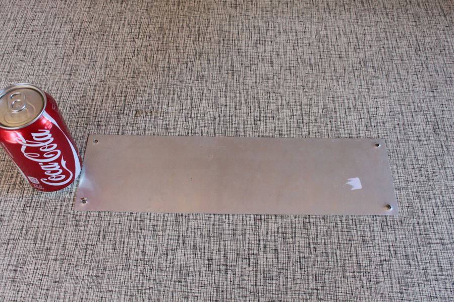 Vintage Metal Office Sign [Photo 2]