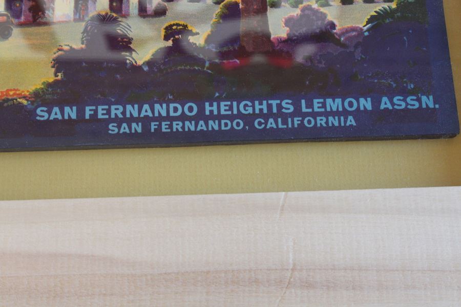Pair Of Nicely Framed California Fruit Lemon Crate Labels Silver Moon And Evening Star [Photo 5]