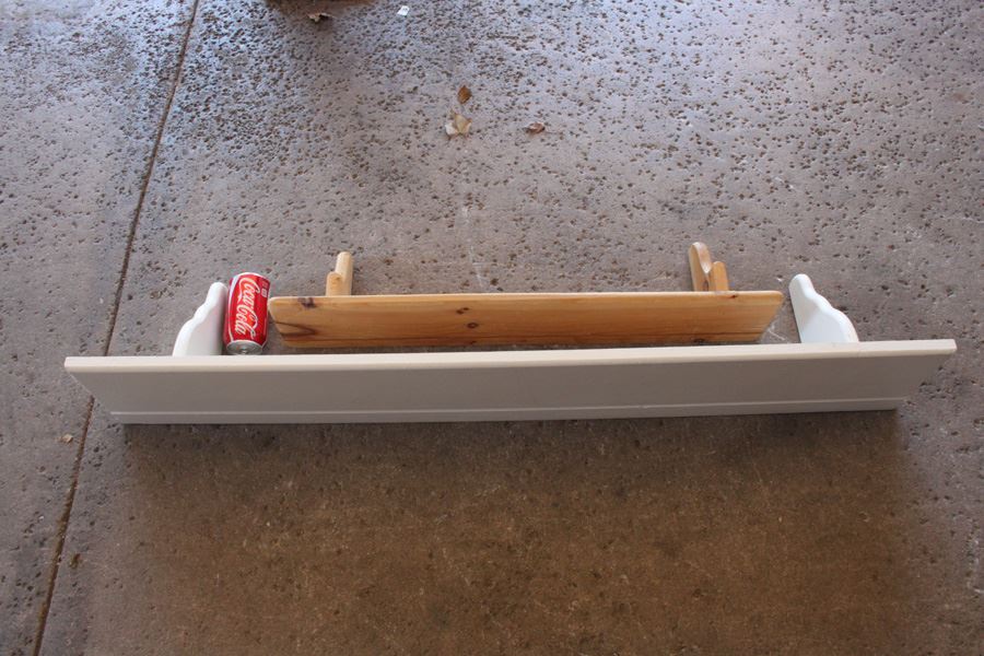 Pair Of Long Wooden Wall Shelves [Photo 2]