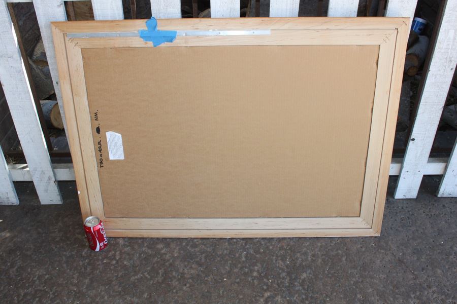 Beautiful Blonde Wood Beveled Mirror [Photo 3]