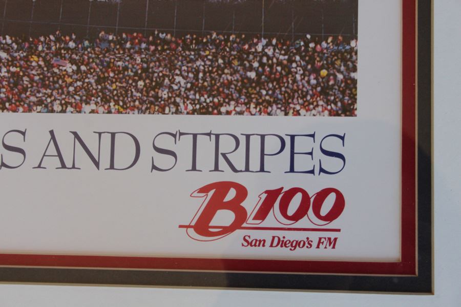 Framed Print San Diego Shows Its Stars And Stipes San Diego's FM B100 1991 [Photo 2]