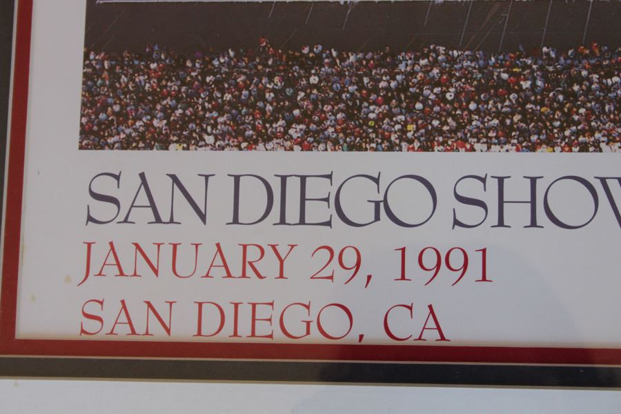 Framed Print San Diego Shows Its Stars And Stipes San Diego's FM B100 1991 [Photo 3]