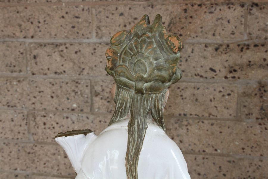 Large Italian Statue Of Chinese Elder [Photo 6]