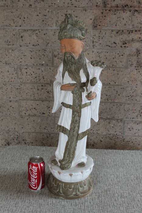 Large Italian Statue Of Chinese Elder [Photo 4]