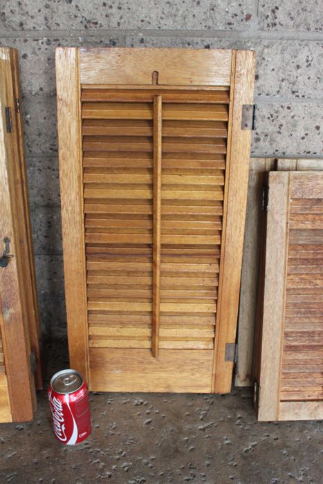 Vintage Wooden Louvered Shutters [Photo 3]