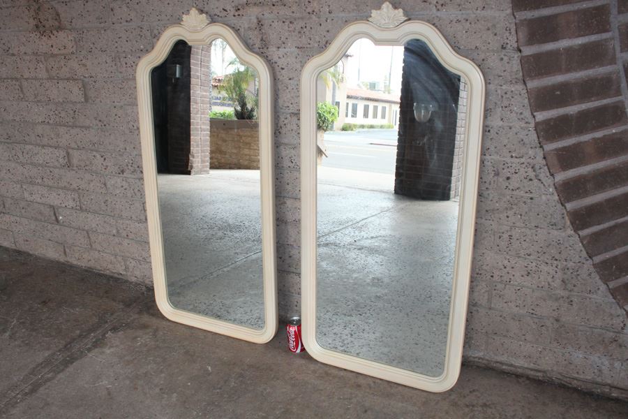 Pair Of Lexington Wooden Mirrors [Photo 1]