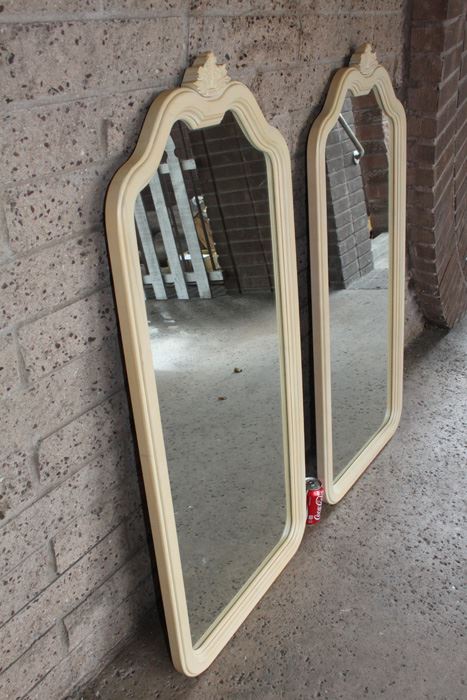 Pair Of Lexington Wooden Mirrors [Photo 6]
