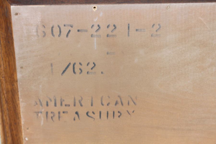 Vintage Mid-Century Solid Wood Mirror [Photo 6]