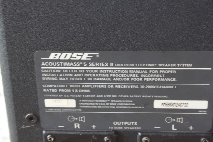 Stereo Equipment Onkyo Receiver Double Cassette Deck BOSE Speakers [Photo 15]