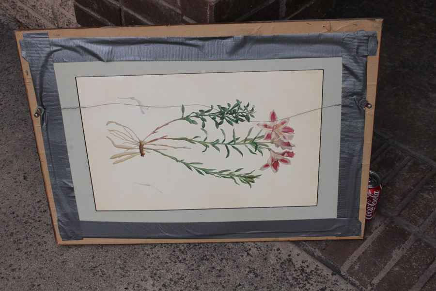 Nicely Framed Vintage Rubbing [Photo 8]