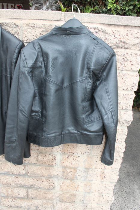Pair Of Black Leather Jackets [Photo 8]